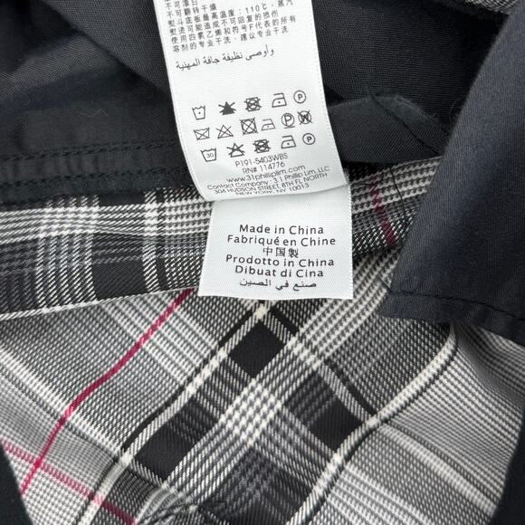 3.1 PHILLIP LIM Wool Blend Straight Leg Plaid Pant Sz 8 - Picture 7 of 9
